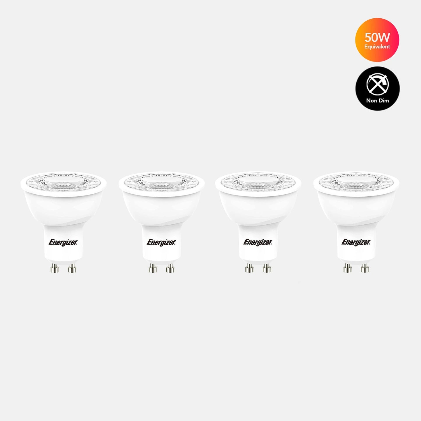 4.2W LED GU10 Warm White / Cool White Non Dim - 4 Pack